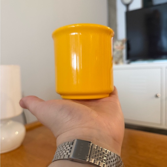 Yellow Plastic Pioneer #115 Yellow Melamine Drinkware Mug Vintage Thailand Made - Picture 5 of 12